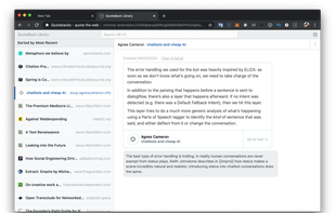 Quotebacks screenshot 1