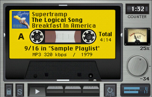 An example Apple iPod video theme