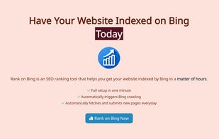 presentation of Rank on Bing - 1
