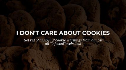I don't care about cookies screenshot 1