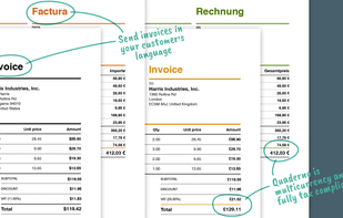 Automatically respect local rules for receipts everywhere and send receipts in multiple currencies and languages.