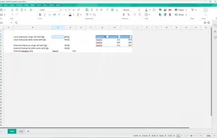 MyOffice Spreadsheet running under Windows 11