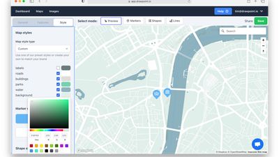 Customise your map theme with Drawpoint