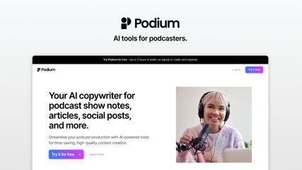 Visit hello.podium.page and easily start a free trial. Podium is your source for AI tools for podcasters and content creators.