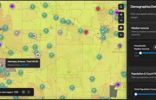 Demographics data on xMap
