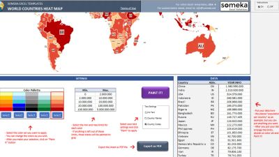 Geographical Heat Map Generator