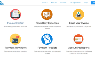 CloudGeta Accounting Software screenshot 1