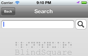 BlindSquare screenshot 1