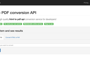 html2pdf.app screenshot 1