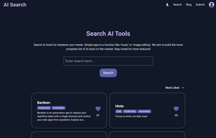 AI Search screenshot 1