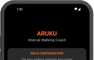 Walk Calculater on Phone