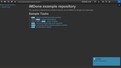 Markdown preview