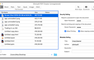 Elimisoft PDF Creator screenshot 1