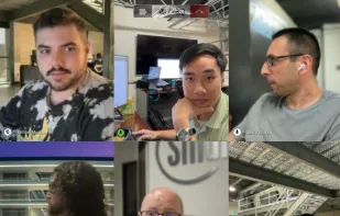 Audio and video conferencing for your team. Includes screen sharing, unlimited chat attendees, file sharing with previews, public or private conferences, and much more.