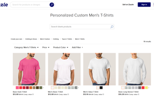 Zazzle screenshot 1