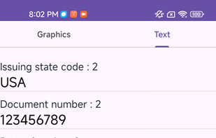 Extracted OCR result