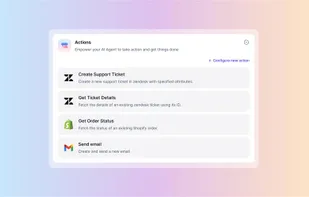 Automate support with Integrations