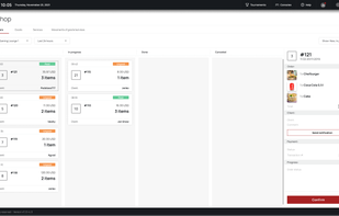 Shop in Shell. Sell more food and drinks allowing customers to make and receive orders directly from their seats. Instantly get notifications about new orders and keep track of their status in real-time.