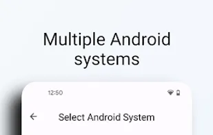 Avilable guest Android versions