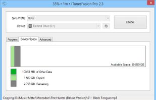 iTunesFusion screenshot 2