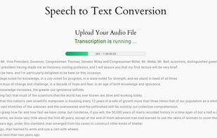 Transcription process