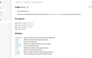 Verso Browser screenshot 1