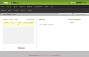 Memverse screenshot 1