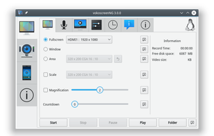 VokoscreenNG screenshot 1