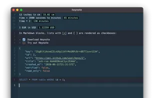 Heynote screenshot 1