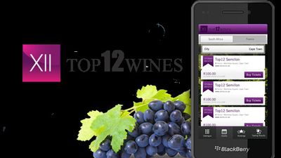 Top12Wines BlackBerry App