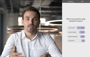 Enrich your online events with live Q&A, quizzes and polls