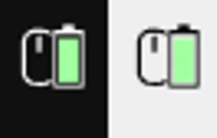 Device icons in the Windows tray menu