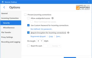 MSP360 Remote Desktop screenshot 3