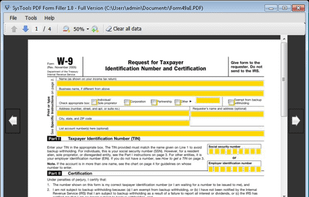 After a short process the file will be loaded in the software screen. Now you can fill the highlighted fields.