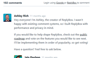 ReplyBox screenshot 1