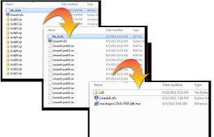 Unpack compressed files in 2 levels (rar and zip)