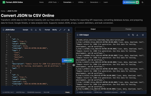 Format JSON Online screenshot 1