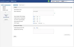 DNSBOX: Setup User Interface