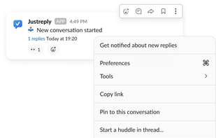 JustReply screenshot 1