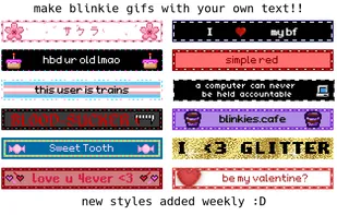 blinkie.cafe screenshot 1