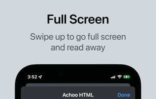 Achoo HTML Viewer screenshot 1