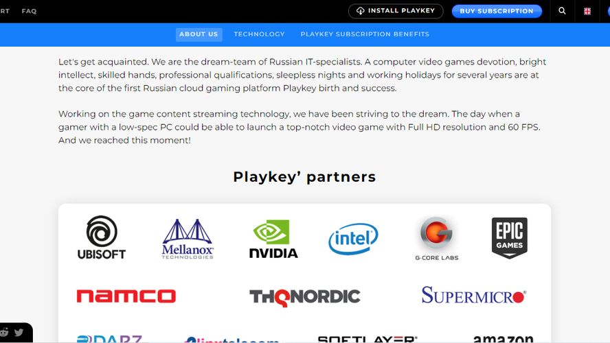 PlayKey Playkey cloud gaming technology allows you to play games