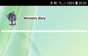 Woman Diary screenshot 1
