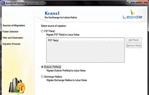 Kernel for PST to NSF screenshot 2