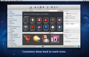 Customize those hard to reach icons