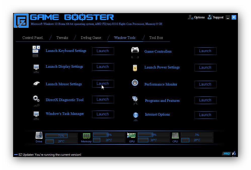 GameLibBooster Game Optimizer: optimize your PC for gaming
