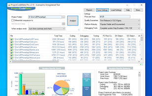 ProjectCodeMeter screenshot 1