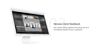 Your client’s choices together with ratings and comments are immediately available to you in Lightroom.