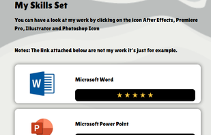 Make your own CV to share to others instantly!