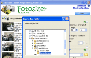 Fotosizer screenshot 1